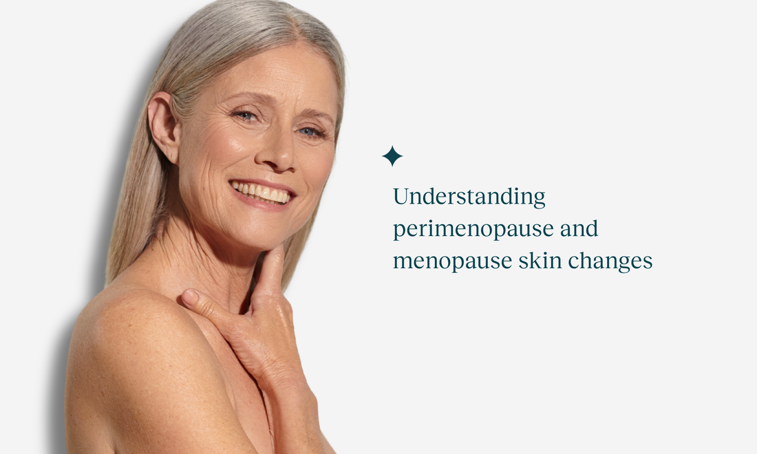 Skin changes during perimenopause and menopause