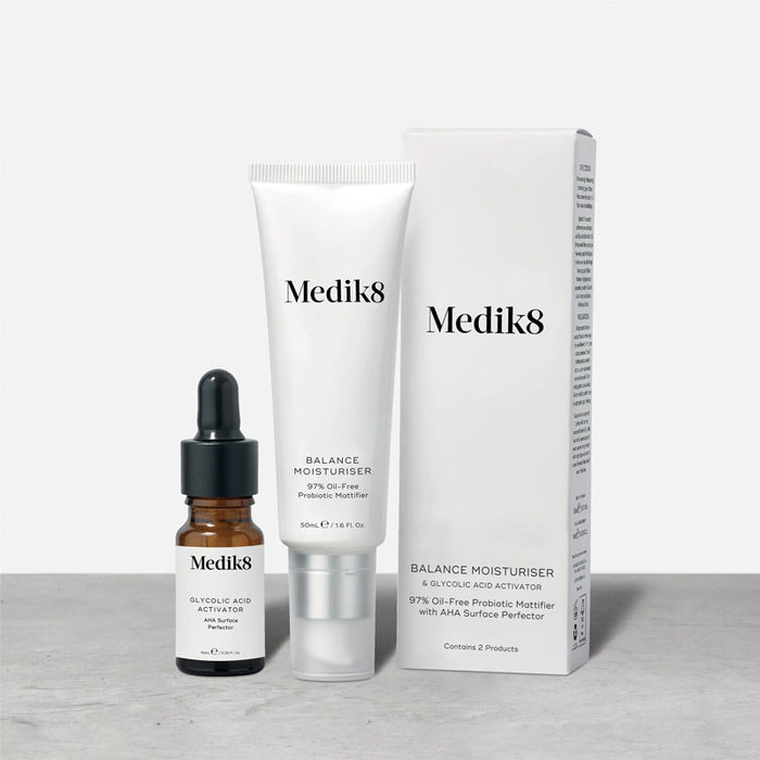 Balance Moisturiser with Glycolic Acid Activator